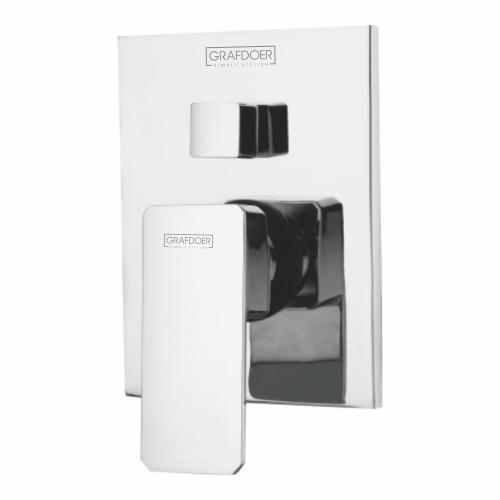 Single Lever Concealed Diverter Three Inlet  Chrome